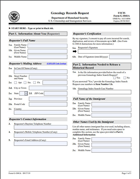 USCIS Forms