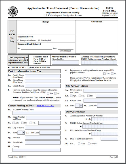 USCIS Forms