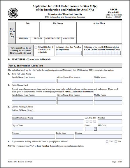 USCIS Forms