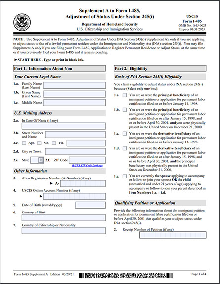 USCIS Forms