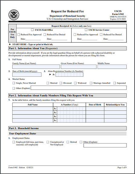 USCIS Forms